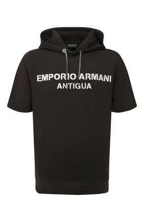 Мужской хлопковое худи EMPORIO ARMANI хаки цвета по цене 23550 руб., арт. 6K1M63/1JHSZ | Фото 1 Мужской хлопковое худи EMPORIO ARMANI хаки цвета, арт. 6K1M63/1JHSZ | Фото 1