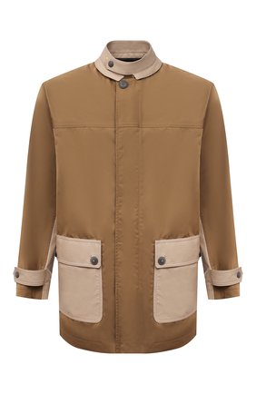 Мужской плащ с кожаной отделкой GIORGIO ARMANI бежевого цвета по цене 372500 руб., арт. 1WG0C065/T02P3 | Фото 1 Мужской плащ с кожаной отделкой GIORGIO ARMANI бежевого цвета, арт. 1WG0C065/T02P3 | Фото 1 (Рукава: Длинные; Длина (верхняя одежда): До середины бедра; Материал внешний: Синтетический материал; Мужское Кросс-КТ: Плащ-верхняя одежда; Стили: Кэжуэл)