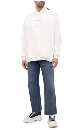 Мужские текстильные кроссовки ALEXANDER MCQUEEN хаки цвета по цене 63800 руб., арт. 662678/W4QQ1 | Фото 2 Мужские текстильные кроссовки ALEXANDER MCQUEEN хаки цвета, арт. 662678/W4QQ1 | Фото 2