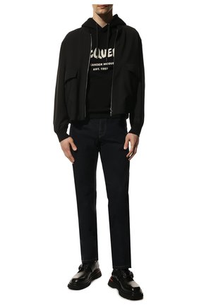 Мужской хлопковое худи ALEXANDER MCQUEEN черного цвета по цене 57000 руб., арт. 665401/QRZ71 | Фото 2 Мужской хлопковое худи ALEXANDER MCQUEEN черного цвета, арт. 665401/QRZ71 | Фото 2
