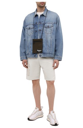 Мужская текстильная сумка ALEXANDER MCQUEEN хаки цвета по цене 19250 руб., арт. 663099/1AAB1 | Фото 2 Мужская текстильная сумка ALEXANDER MCQUEEN хаки цвета, арт. 663099/1AAB1 | Фото 2 (Ремень/цепочка: На ремешке)