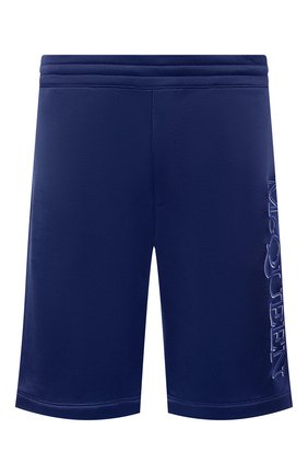Мужские шорты из вискозы и хлопка ALEXANDER MCQUEEN синего цвета по цене 55500 руб., арт. 662588/QRZ74 | Фото 1 Мужские шорты из вискозы и хлопка ALEXANDER MCQUEEN синего цвета, арт. 662588/QRZ74 | Фото 1 (Материал внешний: Хлопок; Длина Шорты М: До колена; Кросс-КТ: Трикотаж; Стили: Спорт-шик)