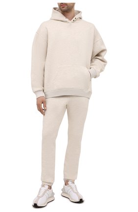 Мужской хлопковое худи FEAR OF GOD кремвого цвета по цене 54100 руб., арт. FG50-0610FL | Фото 2 Мужской хлопковое худи FEAR OF GOD кремвого цвета, арт. FG50-0610FL | Фото 2