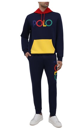 Мужские джоггеры POLO RALPH LAUREN темно-синего цвета по цене 13100 руб., арт. 710842895 | Фото 2 Мужские джоггеры POLO RALPH LAUREN темно-синего цвета, арт. 710842895 | Фото 2
