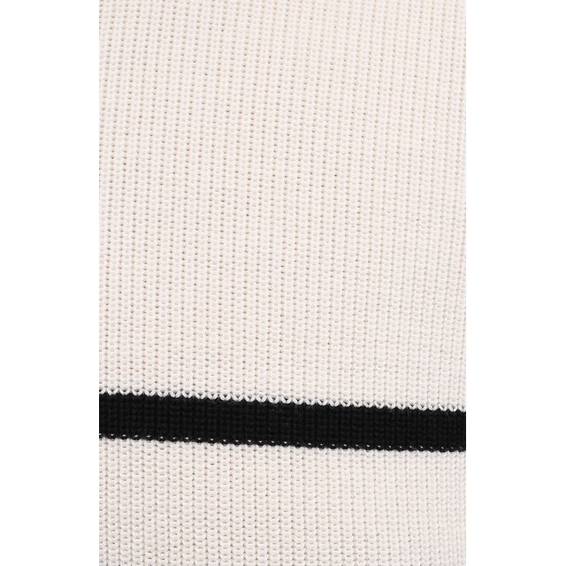 Хлопковый пуловер BOSS 50453050, цвет белый, размер 50 - фото 5