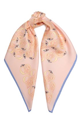 Женский шелковый платок CHLOÉ разноцветного цвета по цене 29950 руб., арт. CHC21UT077SLK | Фото 1 Женский шелковый платок CHLOÉ разноцветного цвета, арт. CHC21UT077SLK | Фото 1