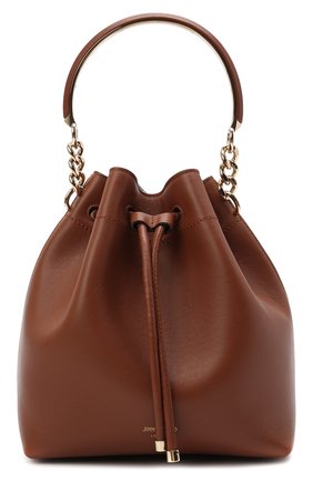 Женская сумка bon bon JIMMY CHOO коричневого цвета по цене 131500 руб., арт. B0N B0N BUCKET/CLF | Фото 1 Женская сумка bon bon JIMMY CHOO коричневого цвета, арт. B0N B0N BUCKET/CLF | Фото 1