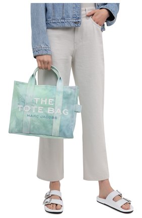 Женский сумка-тоут the traveller small MARC JACOBS (THE) голубого цвета по цене 24250 руб., арт. H014M02PF21 | Фото 2 Женский сумка-тоут the traveller small MARC JACOBS (THE) голубого цвета, арт. H014M02PF21 | Фото 2