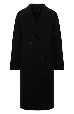 Женское шерстяное пальто EMPORIO ARMANI черного цвета по цене 137500 руб., арт. 8N2L02/2NWEZ | Фото 1 Женское шерстяное пальто EMPORIO ARMANI черного цвета, арт. 8N2L02/2NWEZ | Фото 1