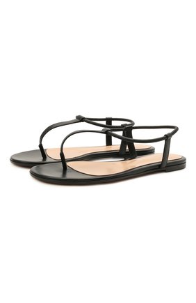 Женские кожаные сандалии GIANVITO ROSSI черного цвета по цене 52900 руб., арт. G32059.05CU0.NAPNER0 | Фото 1 Женские кожаные сандалии GIANVITO ROSSI черного цвета, арт. G32059.05CU0.NAPNER0 | Фото 1