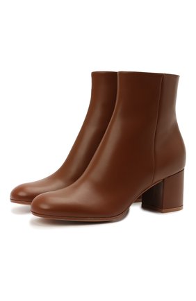 Женские кожаные ботильоны GIANVITO ROSSI коричневого цвета по цене 68850 руб., арт. G70510.60RIC.VILCU0I | Фото 1 Женские кожаные ботильоны GIANVITO ROSSI коричневого цвета, арт. G70510.60RIC.VILCU0I | Фото 1