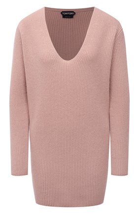 Женский кашемировый свитер TOM FORD розового цвета по цене 148500 руб., арт. MAK1090-YAX225 | Фото 1 Женский кашемировый свитер TOM FORD розового цвета, арт. MAK1090-YAX225 | Фото 1