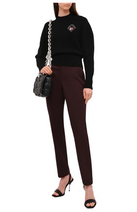 Женский шерстяной свитер ALEXANDER MCQUEEN черного цвета по цене 96850 руб., арт. 667759/Q1AU7 | Фото 2 Женский шерстяной свитер ALEXANDER MCQUEEN черного цвета, арт. 667759/Q1AU7 | Фото 2