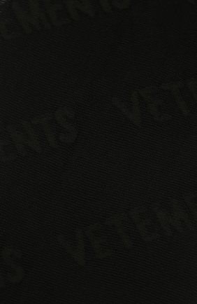 Женские колготки VETEMENTS черного цвета, арт. WA52H0400B 2905/BLACK | Фото 2 (Материал внешний: Синтетический материал)