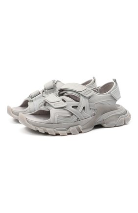 Мужские комбинированные сандалии track BALENCIAGA серого цвета по цене 66450 руб., арт. 655954/W2CC2 | Фото 1 Мужские комбинированные сандалии track BALENCIAGA серого цвета, арт. 655954/W2CC2 | Фото 1 (Материал внутренний: Текстиль; Материал внешний: Текстиль)