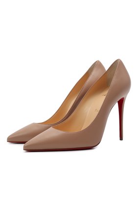 Женские кожаные туфли kate 100 CHRISTIAN LOUBOUTIN темно-бежевого цвета по цене 55150 руб., арт. 3190048/KATE 100 | Фото 1 Женские кожаные туфли kate 100 CHRISTIAN LOUBOUTIN темно-бежевого цвета, арт. 3190048/KATE 100 | Фото 1