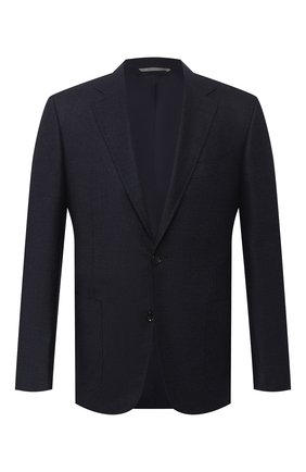 Мужской шерстяной пиджак CANALI темно-синего цвета по цене 107500 руб., арт. 11288/CU02736/112 | Фото 1 Мужской шерстяной пиджак CANALI темно-синего цвета, арт. 11288/CU02736/112 | Фото 1