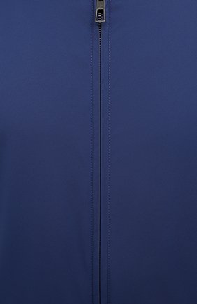 Мужской двусторонний бомбер LORO PIANA синего цвета, арт. FAL4469 | Фото 5 (Кросс-КТ: Куртка; Материал утеплителя: Шерсть; Рукава: Длинные; Принт: Без принта; Материал внешний: Синтетический материал; Длина (верхняя одежда): Короткие; Стили: Кэжуэл)