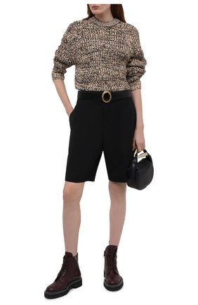 Женские кожаные ботинки PROENZA SCHOULER бордового цвета по цене 76300 руб., арт. PS35113A/14040 | Фото 2 Женские кожаные ботинки PROENZA SCHOULER бордового цвета, арт. PS35113A/14040 | Фото 2