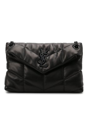 Женская сумка puffer loulou small SAINT LAURENT черного цвета по цене 156000 руб., арт. 577476/1EL08 | Фото 1 Женская сумка puffer loulou small SAINT LAURENT черного цвета, арт. 577476/1EL08 | Фото 1 (Материал: Натуральная кожа; Сумки-технические: Сумки через плечо; Ремень/цепочка: На ремешке; Размер: small)