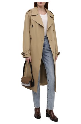 Женские кожаные полусапоги SANTONI коричневого цвета по цене 66300 руб., арт. WTDY59557SM1NWL0C45 | Фото 2 Женские кожаные полусапоги SANTONI коричневого цвета, арт. WTDY59557SM1NWL0C45 | Фото 2 (Каблук высота: Средний; Материал внутренний: Натуральная кожа; Подошва: Платформа; Каблук тип: Устойчивый; Высота голенища: Низкие; Материал внешний: Кожа; Материал утеплителя: Без утеплителя)
