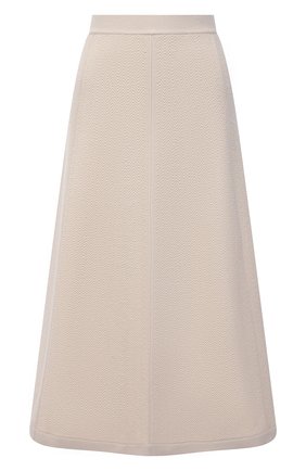 Женская кашемировая юбка LORO PIANA бежевого цвета по цене 198500 руб., арт. FAL5212 | Фото 1 Женская кашемировая юбка LORO PIANA бежевого цвета, арт. FAL5212 | Фото 1 (Длина Ж (юбки, платья, шорты): Миди; Материал внешний: Шерсть, Кашемир; Женское Кросс-КТ: Юбка-одежда; Кросс-КТ: Трикотаж; Стили: Кэжуэл)