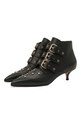 Женские кожаные ботильоны REDVALENTINO черного цвета по цене 54800 руб., арт. WQ2S0G04/BDW | Фото 1 Женские кожаные ботильоны REDVALENTINO черного цвета, арт. WQ2S0G04/BDW | Фото 1
