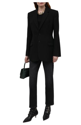 Женские кожаные ботильоны REDVALENTINO черного цвета по цене 54800 руб., арт. WQ2S0G04/BDW | Фото 2 Женские кожаные ботильоны REDVALENTINO черного цвета, арт. WQ2S0G04/BDW | Фото 2