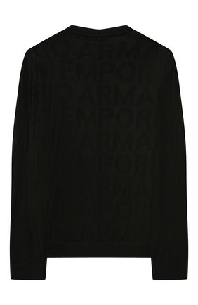 Детский пуловер EMPORIO ARMANI хаки цвета по цене 9950 руб., арт. 6K4M50/4M1CZ | Фото 2 Детский пуловер EMPORIO ARMANI хаки цвета, арт. 6K4M50/4M1CZ | Фото 2 (Материал внешний: Шерсть, Синтетический материал; Мальчики Кросс-КТ: Пуловер-одежда; Рукава: Длинные; Ростовка одежда: 10 - 11 лет | 140 - 146см, 13 - 15 лет | 158 см, 16 лет | 164 см, 4 года | 104 см, 5 лет | 110 см, 6 лет | 116 см, 7 лет | 122 см, 8 лет | 128 см)