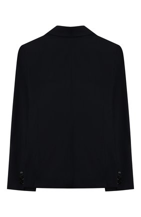 Детский пиджак EMPORIO ARMANI темно-синего цвета по цене 28050 руб., арт. 6K4GJH/4N4FZ | Фото 2 Детский пиджак EMPORIO ARMANI темно-синего цвета, арт. 6K4GJH/4N4FZ | Фото 2 (Материал внешний: Синтетический материал, Вискоза; Материал подклада: Синтетический материал; Рукава: Длинные; Кросс-КТ: пиджак; Мальчики-школьная форма: Пиджаки; Ростовка одежда: 10 - 11 лет | 140 - 146см, 13 - 15 лет | 158 см, 16 лет | 164 см, 4 года | 104 см, 5 лет | 110 см, 6 лет | 116 см, 7 лет | 122 см, 8 лет | 128 см, 9 лет | 134 см)