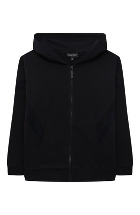 Детского комплект из толстовки и брюк EMPORIO ARMANI темно-синего цвета по цене 26250 руб., арт. 6K4VJ1/3J4DZ | Фото 2 Детского комплект из толстовки и брюк EMPORIO ARMANI темно-синего цвета, арт. 6K4VJ1/3J4DZ | Фото 2 (Материал внешний: Хлопок; Рукава: Длинные; Мальчики Кросс-КТ: Костюмы-спорт; Ростовка одежда: 10 - 11 лет | 140 - 146см, 13 - 15 лет | 158 см, 16 лет | 164 см, 4 года | 104 см, 5 лет | 110 см, 6 лет | 116 см, 7 лет | 122 см, 8 лет | 128 см)