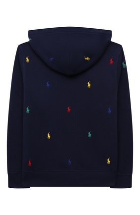 Детский хлопковая толстовка POLO RALPH LAUREN темно-синего цвета по цене 8935 руб., арт. 323846209 | Фото 2 Детский хлопковая толстовка POLO RALPH LAUREN темно-синего цвета, арт. 323846209 | Фото 2