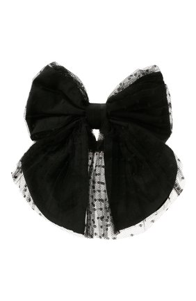 Женская резинка для волос REDVALENTINO черного цвета по цене 13200 руб., арт. WQ2J0C21/GNL | Фото 1 Женская резинка для волос REDVALENTINO черного цвета, арт. WQ2J0C21/GNL | Фото 1