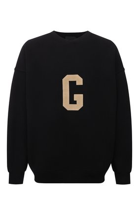 Мужской хлопковый свитшот FEAR OF GOD черного цвета по цене 54100 руб., арт. FG50-054FLC | Фото 1 Мужской хлопковый свитшот FEAR OF GOD черного цвета, арт. FG50-054FLC | Фото 1