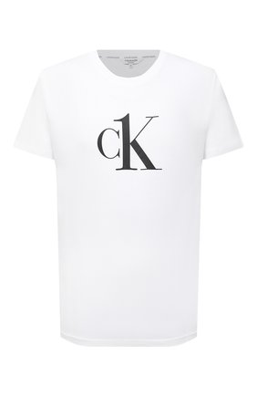 Мужская хлопковая футболка CALVIN KLEIN белого цвета по цене 4780 руб., арт. KM0KM00646 | Фото 1 Мужская хлопковая футболка CALVIN KLEIN белого цвета, арт. KM0KM00646 | Фото 1