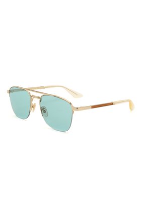 Женские солнцезащитные очки GUCCI голубого цвета по цене 39950 руб., арт. GG0985S 003 | Фото 1 Женские солнцезащитные очки GUCCI голубого цвета, арт. GG0985S 003 | Фото 1 (Тип очков: С/з; Оптика Гендер: оптика-унисекс; Очки форма: Прямоугольные)