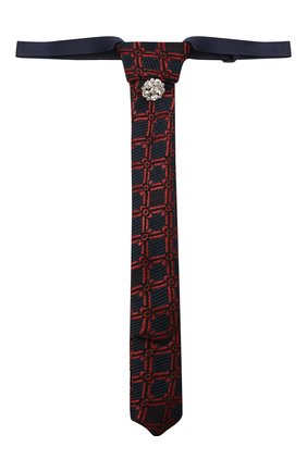 Детский галстук ALETTA красного цвета, арт. AA210983-63 | Фото 1 (Материал: Текстиль, Синтетический материал; Кросс-КТ: Школьные аксессуары; Региональные ограничения белый список (Axapta Mercury): RU)