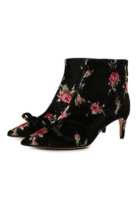 Женские текстильные ботильоны REDVALENTINO черного цвета по цене 47050 руб., арт. WQ2S0D53/HQU | Фото 1 Женские текстильные ботильоны REDVALENTINO черного цвета, арт. WQ2S0D53/HQU | Фото 1