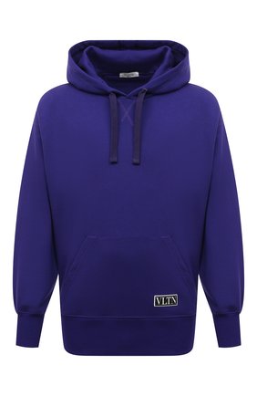 Мужской хлопковое худи VALENTINO фиолетового цвета по цене 75400 руб., арт. WV3MF18I7GD | Фото 1 Мужской хлопковое худи VALENTINO фиолетового цвета, арт. WV3MF18I7GD | Фото 1