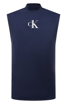 Мужская майка CALVIN KLEIN темно-синего цвета по цене 5460 руб., арт. KM0KM00612 | Фото 1 Мужская майка CALVIN KLEIN темно-синего цвета, арт. KM0KM00612 | Фото 1