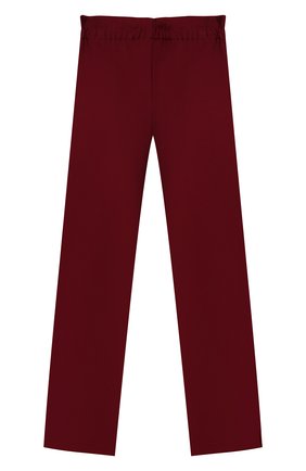 Детские брюки ALETTA бордового цвета по цене 8810 руб., арт. A210947-13N/4A-8A | Фото 2 Детские брюки ALETTA бордового цвета, арт. A210947-13N/4A-8A | Фото 2 (Материал внешний: Синтетический материал, Вискоза; Девочки Кросс-КТ: Брюки-одежда; Ростовка одежда: 6 лет | 116 см, 7 лет | 122 см, 8 лет | 128 см)