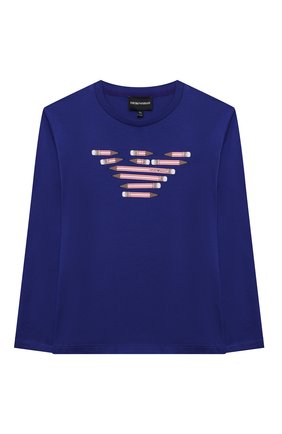 Детская комплект из двух лонгсливов EMPORIO ARMANI разноцветного цвета по цене 9700 руб., арт. 6K3D02/4J54Z | Фото 2 Детская комплект из двух лонгсливов EMPORIO ARMANI разноцветного цвета, арт. 6K3D02/4J54Z | Фото 2 (Материал внешний: Хлопок; Рукава: Длинные; Девочки Кросс-КТ: Лонгслив-одежда; Ростовка одежда: 10 - 11 лет | 140 - 146см, 13 - 15 лет | 158 см, 16 лет | 164 см, 4 года | 104 см, 5 лет | 110 см, 6 лет | 116 см, 7 лет | 122 см, 8 лет | 128 см)