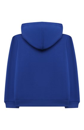 Детский хлопковая толстовка DOLCE & GABBANA синего цвета по цене 16850 руб., арт. L1JW2V/G70LJ | Фото 2 Детский хлопковая толстовка DOLCE & GABBANA синего цвета, арт. L1JW2V/G70LJ | Фото 2
