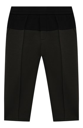 Детские хлопковые брюки EMPORIO ARMANI хаки цвета по цене 9950 руб., арт. 6KHP67/1JHSZ | Фото 1 Детские хлопковые брюки EMPORIO ARMANI хаки цвета, арт. 6KHP67/1JHSZ | Фото 1 (Материал внешний: Хлопок; Ростовка одежда: 9 мес | 74 см, 12 мес | 80 см, 24 мес | 92 см, 36 мес | 98 см)