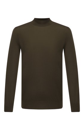 Мужской шерстяная водолазка LORO PIANA темно-зеленого цвета по цене 99500 руб., арт. FAI8084 | Фото 1 Мужской шерстяная водолазка LORO PIANA темно-зеленого цвета, арт. FAI8084 | Фото 1 (Материал внешний: Шерсть; Длина (для топов): Стандартные; Принт: Без принта; Стили: Кэжуэл; Рукава: Длинные; Мужское Кросс-КТ: Водолазка-одежда)