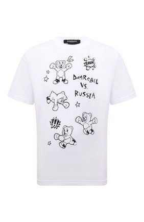 Мужская хлопковая футболка DOMREBEL белого цвета по цене 13400 руб., арт. RUMBLE/B0X T-SHIRT | Фото 1 Мужская хлопковая футболка DOMREBEL белого цвета, арт. RUMBLE/B0X T-SHIRT | Фото 1 (Материал внешний: Хлопок; Длина (для топов): Стандартные; Рукава: Короткие; Стили: Гранж; Принт: С принтом)