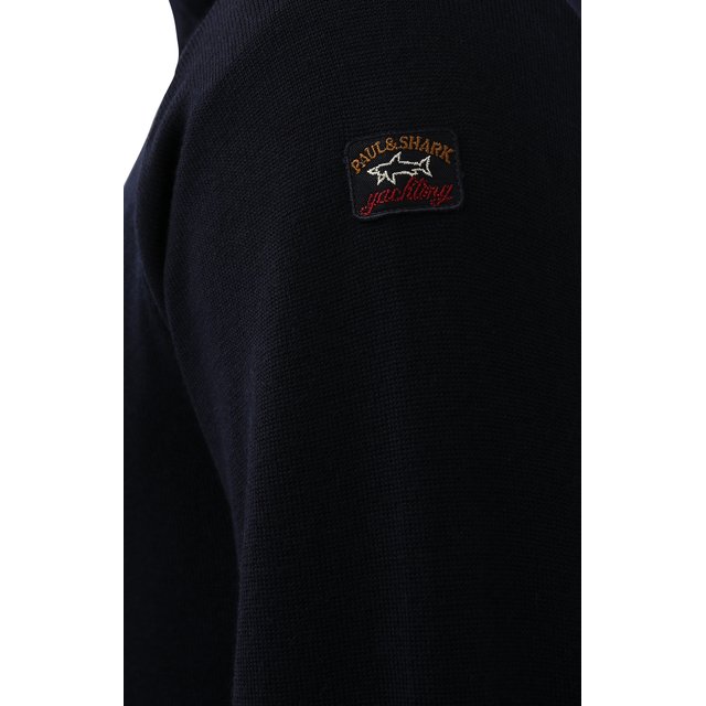 Шерстяной свитер Paul&Shark 11311127/FLV, цвет синий, размер 50 11311127/FLV - фото 5