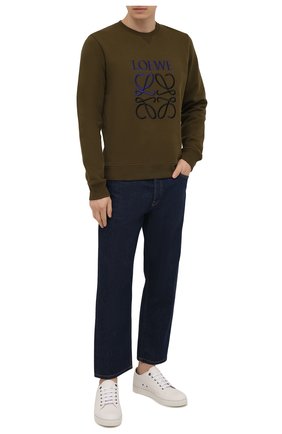 Мужские джинсы LOEWE синего цвета по цене 46950 руб., арт. H526Y11X02 | Фото 2 Мужские джинсы LOEWE синего цвета, арт. H526Y11X02 | Фото 2