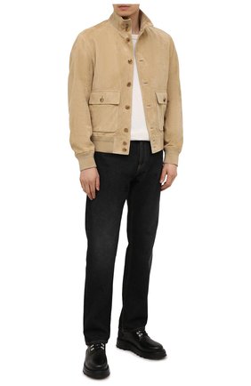 Мужской замшевый бомбер RALPH LAUREN бежевого цвета по цене 326500 руб., арт. 790824822 | Фото 2 Мужской замшевый бомбер RALPH LAUREN бежевого цвета, арт. 790824822 | Фото 2