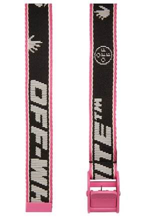Женский текстильный пояс industrial OFF-WHITE черного цвета по цене 14300 руб., арт. 0WRB042S21FAB001 | Фото 2 Женский текстильный пояс industrial OFF-WHITE черного цвета, арт. 0WRB042S21FAB001 | Фото 2